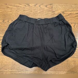 Madewell Black Pull-On Elastic Waist Shorts Small